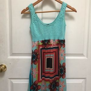 Multi pattern Bebe Sundress